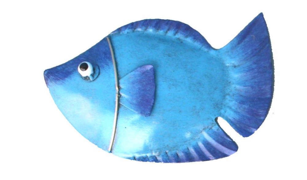 Wandhänger Fisch- Metall ca 16 cm