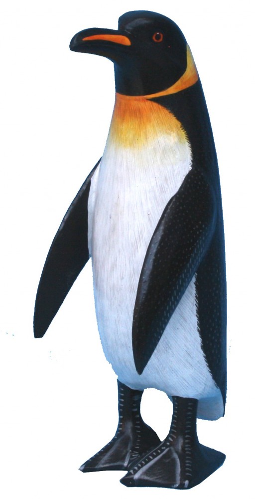 Pinguin aus Holz 30 cm