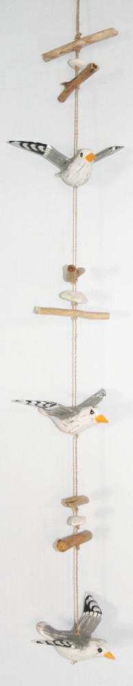 Vogel Hänger Holz ca. 100cm