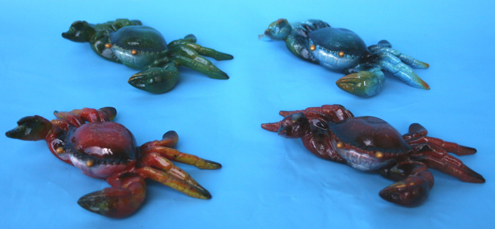Krabbe aus Poly 13 x 8cm