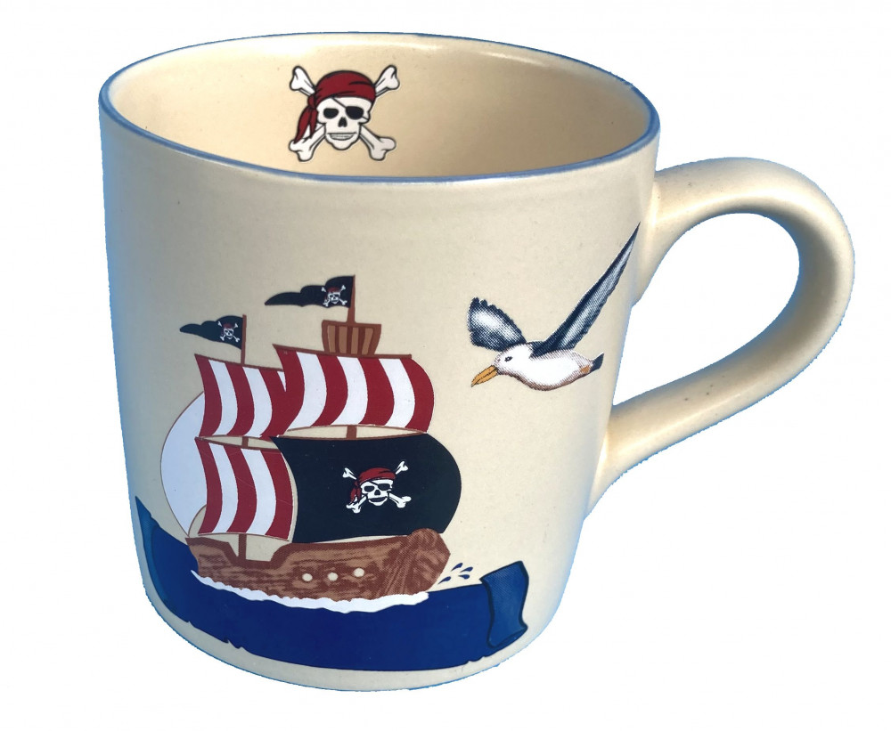 Kaffeebecher Piratenschiff
