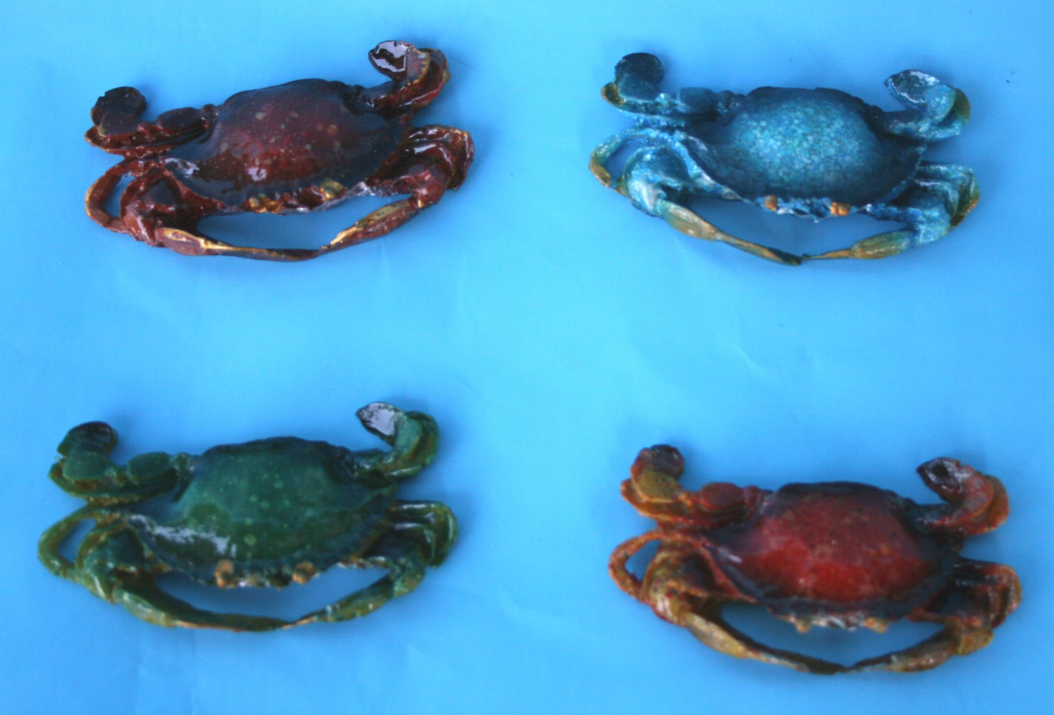 Magnet Krabbe aus Poly 7,5 x 4cm