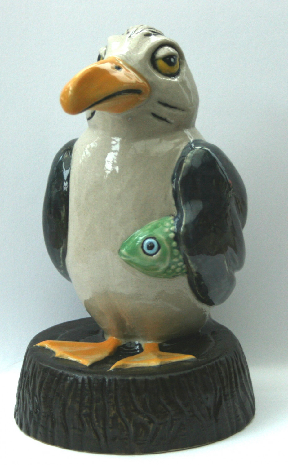 Möwe aus Steinzeug